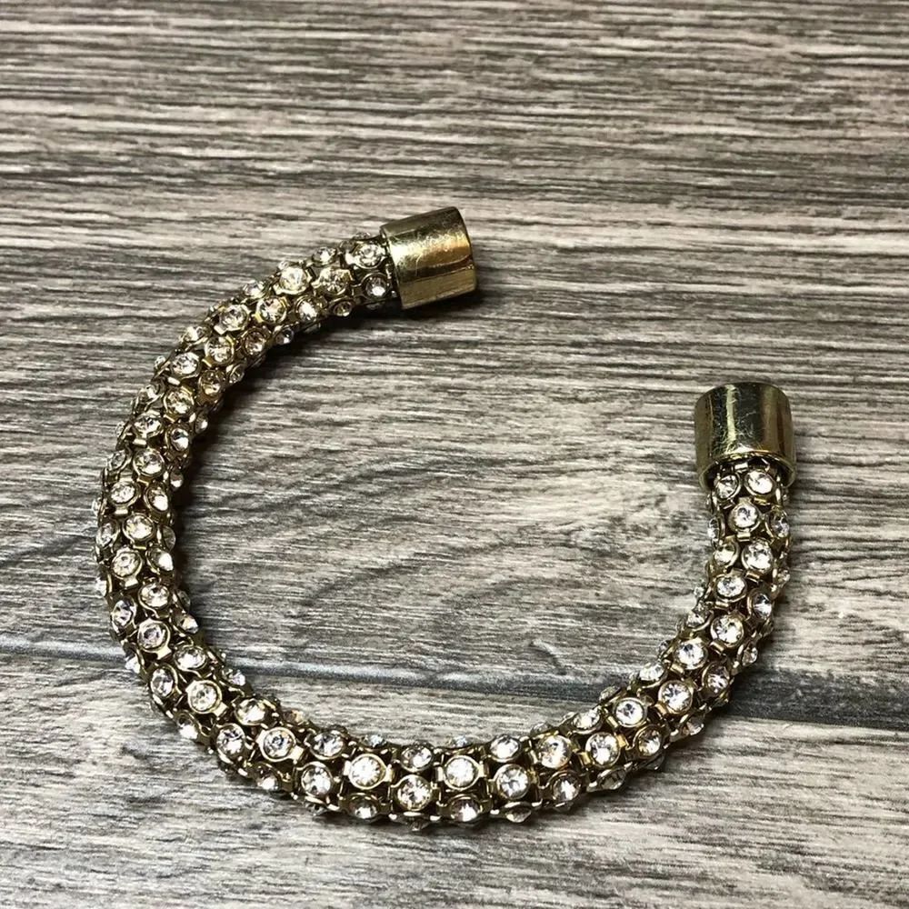 2/$20 Gold and crystal Rhinestone Cuff Bracelet